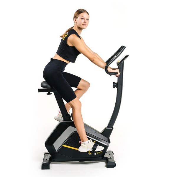 Велотренажер Besport BS-611S SPRINTER магнітний чорно-жовтий