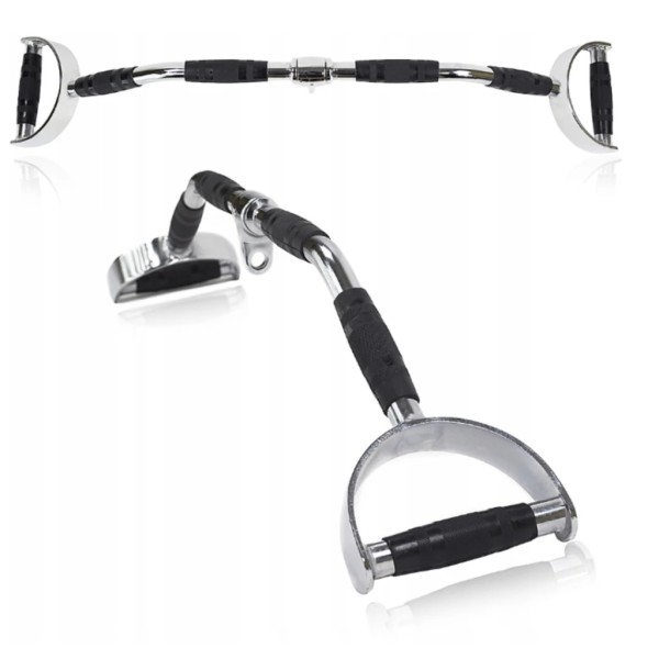 Ручка для верхньої тяги York Fitness 86см з паралельним хватом вигнута