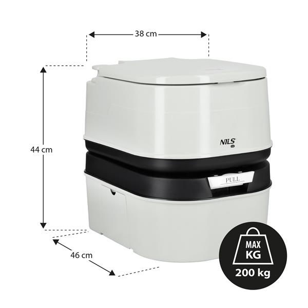 Переносний туристичний туалет Nils NC0023 24 л