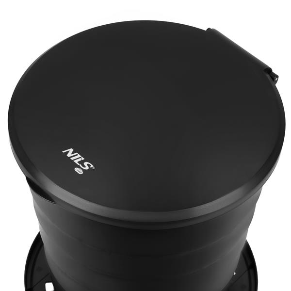 Складний переносний туристичний туалет Nils NC0024, чорний