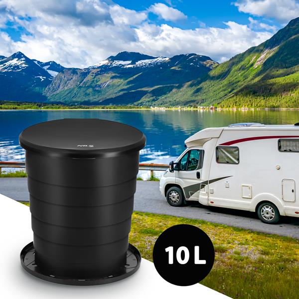 Складний переносний туристичний туалет Nils NC0024, чорний