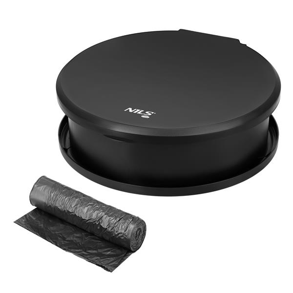 Складний переносний туристичний туалет Nils NC0024, чорний