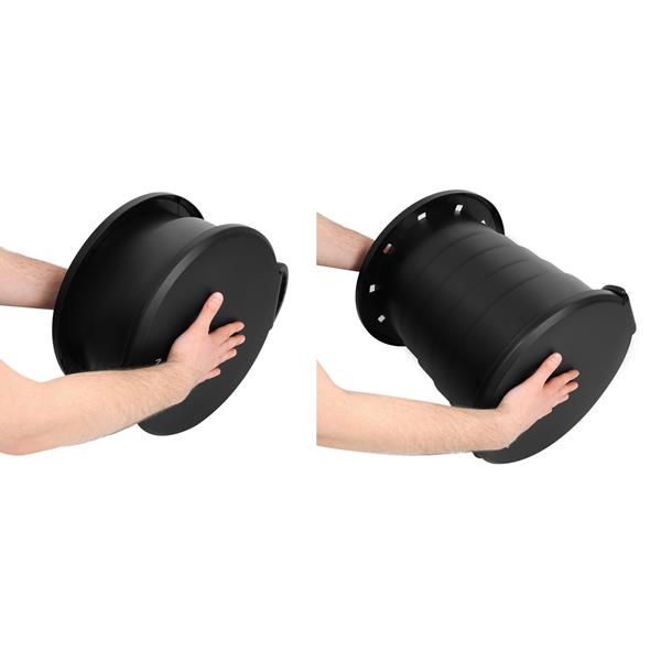 Складний переносний туристичний туалет Nils NC0024, чорний