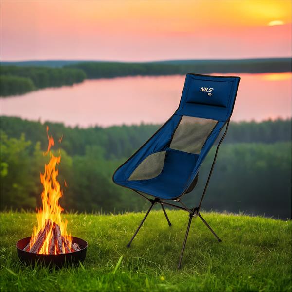 Крісло кемпінгове Ultralight Nils NC3322 синє
