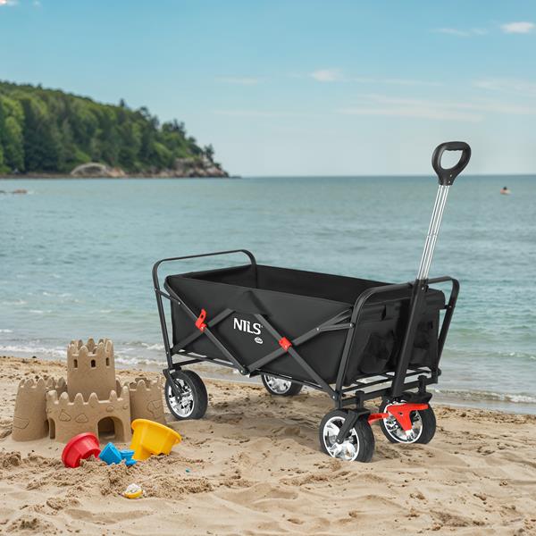 Візок туристичний складний Nils Camp NC2603 чорний
