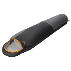 Спальний мішок Ultralight Nils NC1705 чорно-сірий, помаранчева окантовка