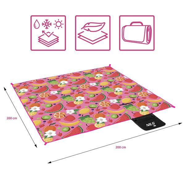Покривало для пікніку Nils NC2223 200×200 см