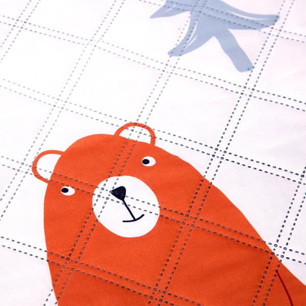 Покривало для пікніку Nils NC8028 195×200 см з візерунком «Ведмеді»