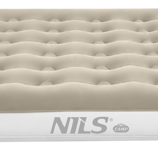 Матрац надувний туристичний Nils NC2803 203×152×22 см беж