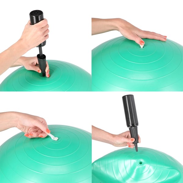 Гімнастичний м’яч HMS YB01, 65см, сливовий