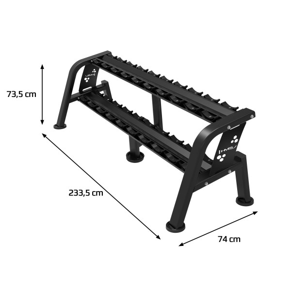 Дворівнева стійка для гантелей HMS STR47