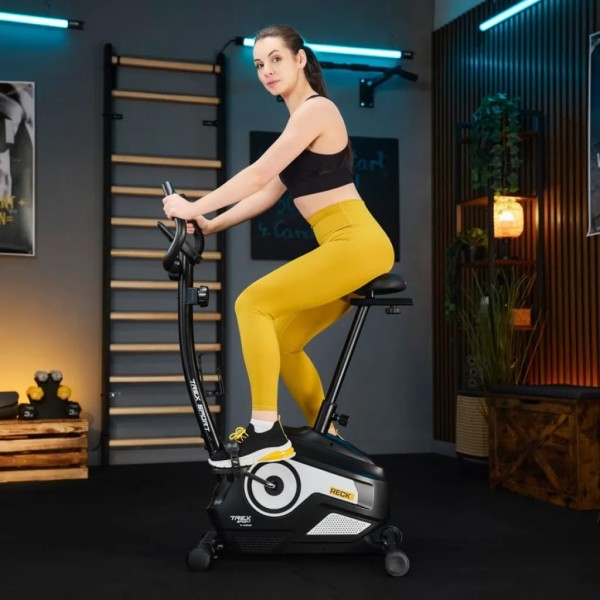 Велотренажер Trex Sport TX-400MB Reck магнітний чорно-білий