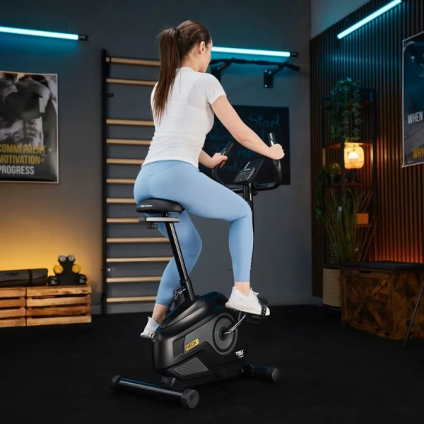 Велотренажер Trex Sport TX-400MB Reck магнітний чорно-сірий