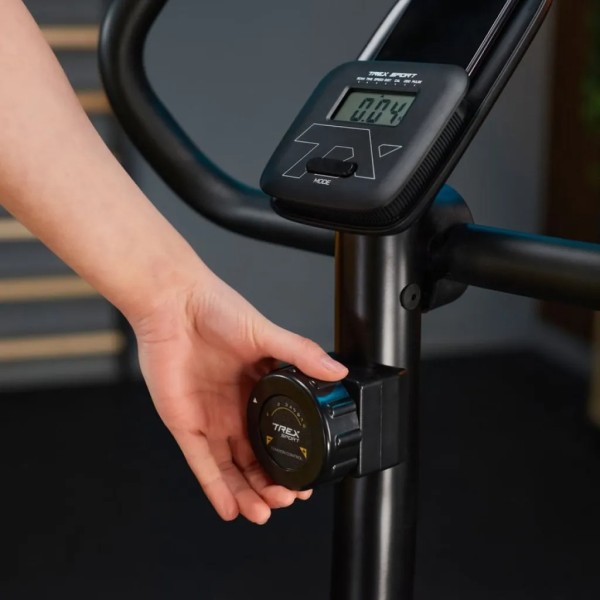 Велотренажер Trex Sport TX-400MB Reck магнітний чорно-сірий