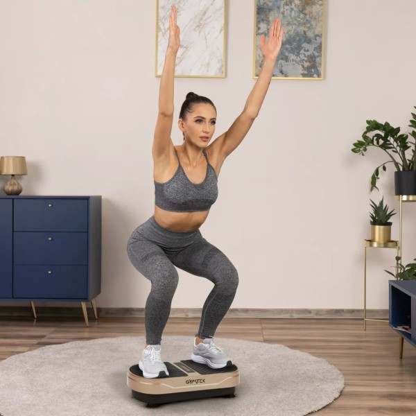 Вібраційна платформа Gymtek XP300 золотиста