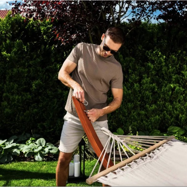 Гамак зі стелажем Di Volio Trevia кремовий