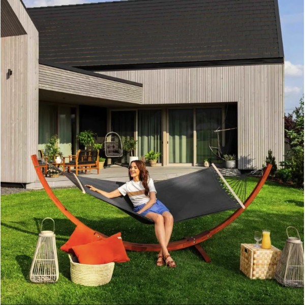 Гамак зі стелажем Di Volio Trevia графітовий