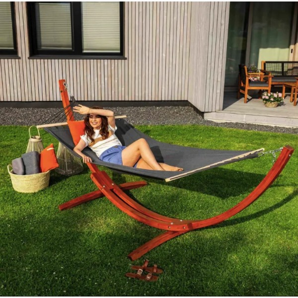 Гамак зі стелажем Di Volio Trevia графітовий