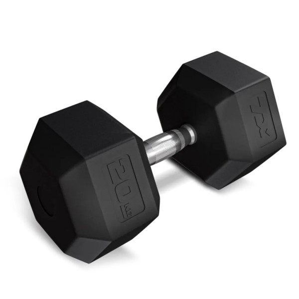 Гантеля шестигранна прогумована TX-200RD Trex Sport 20 кг