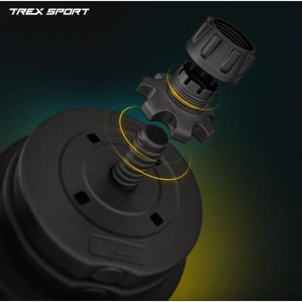 Гантелі композитні TREX Sport TX-010SK 2х10 кг