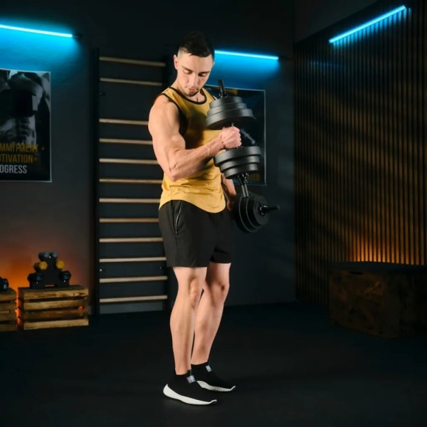 Гантелі композитні регульовані TREX Sport 2х20 кг