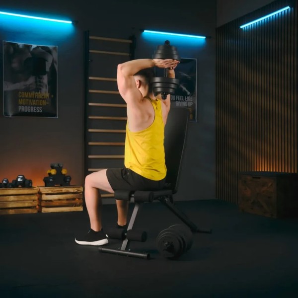 Гантелі композитні регульовані TREX Sport 2х20 кг