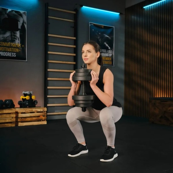 Гантелі композитні регульовані TREX Sport 2х20 кг