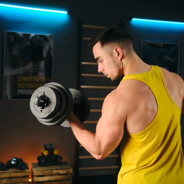 Гантелі композитні регульовані TREX Sport 2х20 кг