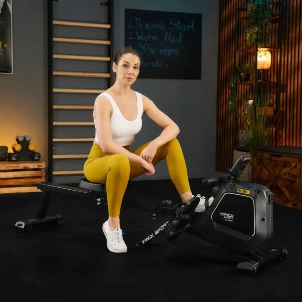 Гребний тренажер Trex Sport TX-580RM Rein чорний