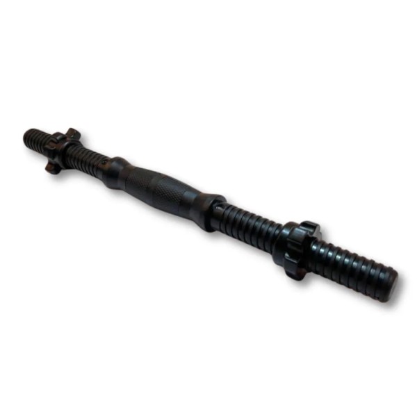 Гриф гантельний Trex Sport TX 42 см (25мм) з пласт. гайками чорний