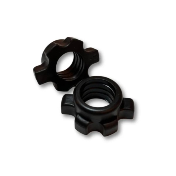 Гриф гантельний Trex Sport TX 51 см (25мм) з пласт. гайками чорний