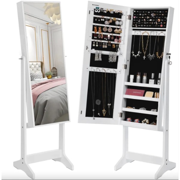 Підлогове дзеркало-шафа Leobert Inessa біле