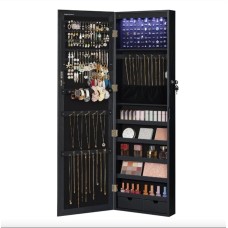 Дзеркало-шафа Leobert Kors з підсвіткою в стилі Loft чорне