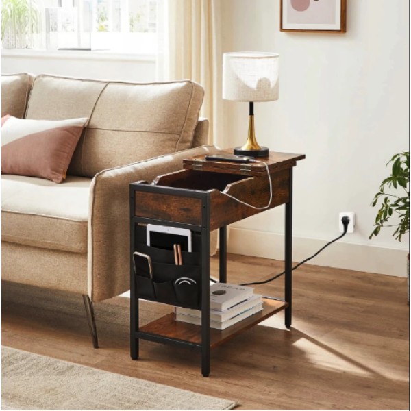 Журнальний столик Leobert Olmi USB вхід + розетка в стилі Loft