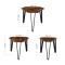 Комплект журнальних столиків Leobert Kombo 3 шт в стилі Loft