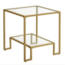 Журнальний столик Leobert Santorini в стилі Loft золотистий