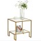 Журнальний столик Leobert Santorini в стилі Loft золотистий
