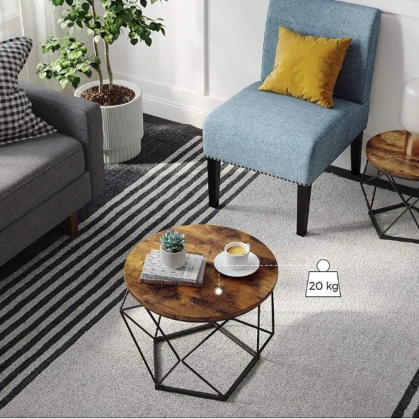 Комплект журнальних столиків Leobert Watson 2 шт в стилі Loft