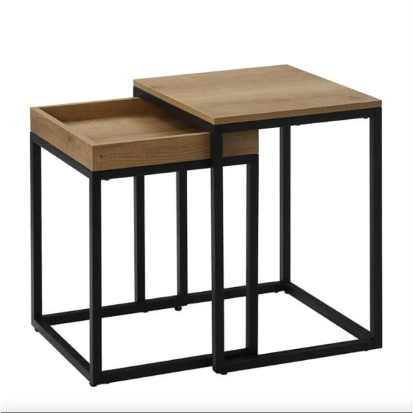 Комплект журнальних столиків Leobert Ascet в стилі Loft 2 шт