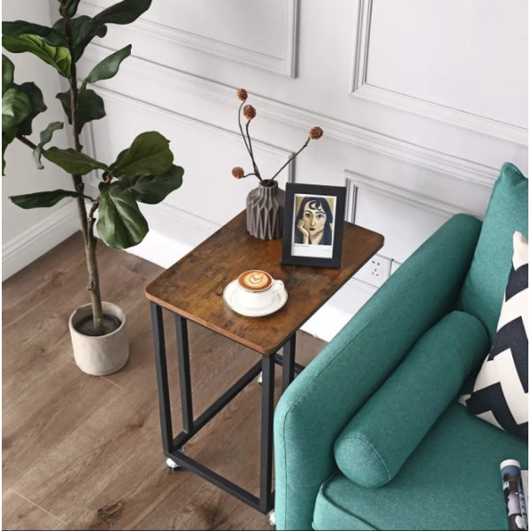 Журнальний столик приставний Leobert Angel на коліщатках в стилі Loft