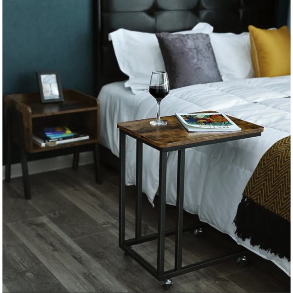 Журнальний столик приставний Leobert Angel на коліщатках в стилі Loft