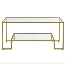 Журнальний столик Leobert Madison в стилі Loft золотистий