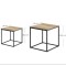 Комплект журнальних столиків Leobert Nika квадратні сонома