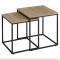 Комплект журнальних столиків Leobert Nika квадратні сонома
