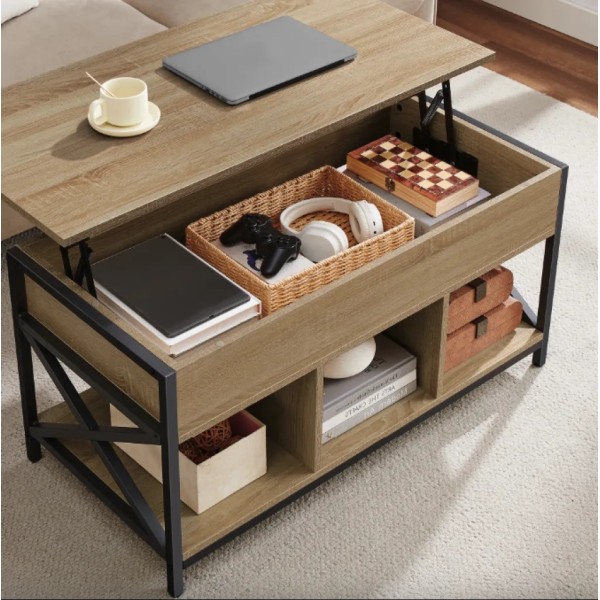 Стіл трансформер Leobert Elias в стилі Loft натуральний