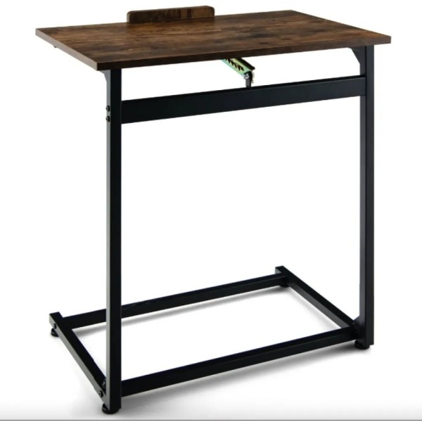Журнальний столик Costway Allegro з регульованою стільницею в стилі Loft