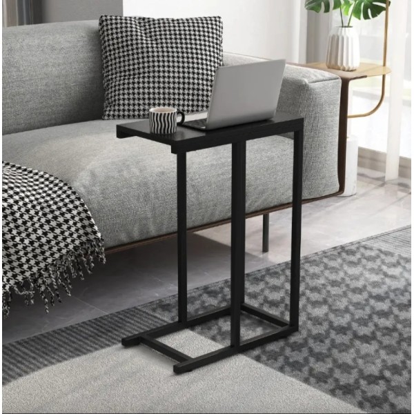 Журнальний столик Costway Vittsjo приставний в стилі Loft чорний