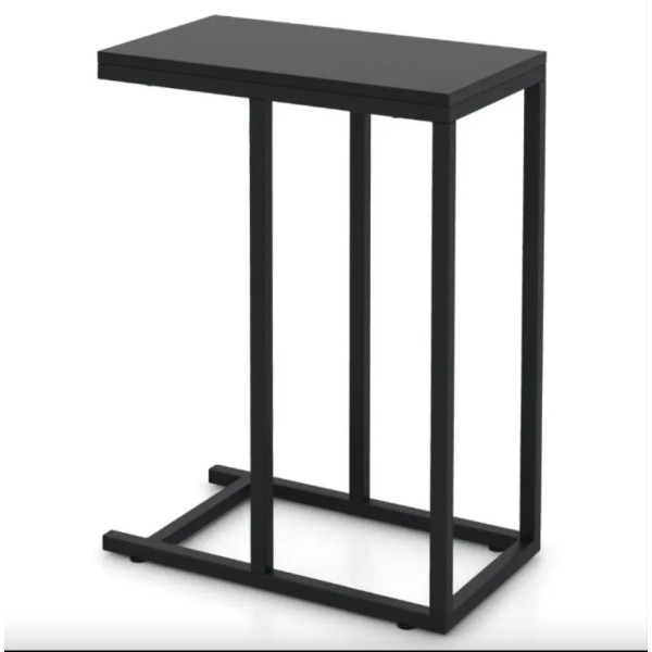 Журнальний столик Costway Vittsjo приставний в стилі Loft чорний
