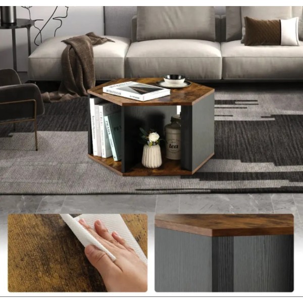 Комплект журнальних столиків Costway Neka шестикутний