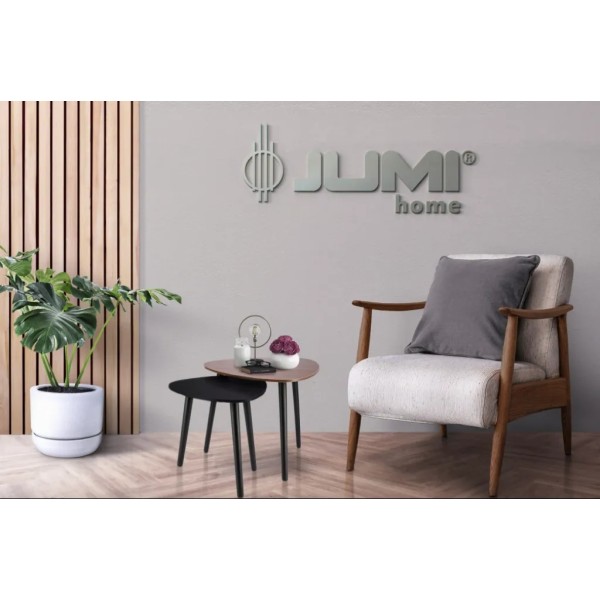 Комплект журнальних столиків Jumi Sinsey коричнево-чорний